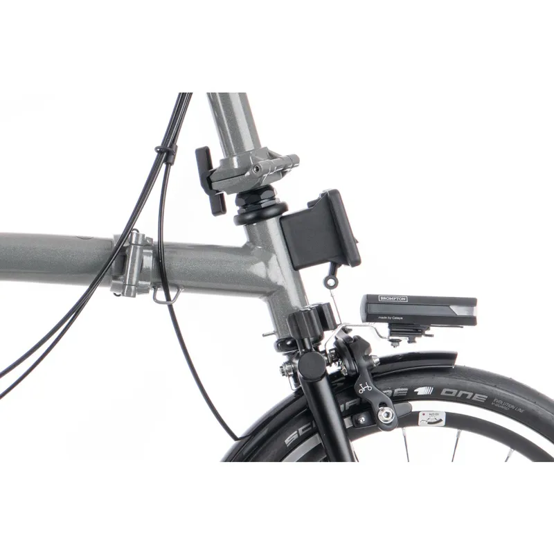 Brompton P Line Urban Low Bar Folding Bike Grey Available to order-4